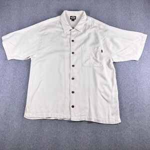 Vintage Tommy Bahama Island Jazz World Tour Embroidered Button Up Shirt Mens L